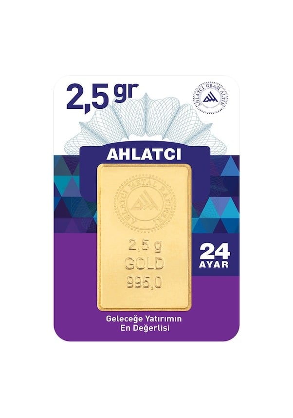 Ahlatçı 2,5 gr. (995) Külçe Altın