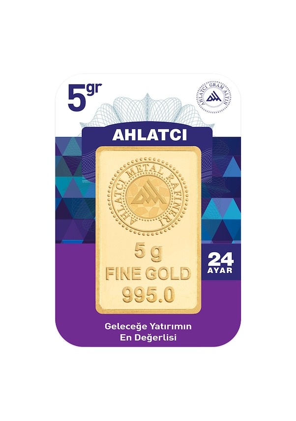 Ahlatçı 5 gr. (995) Külçe Altın