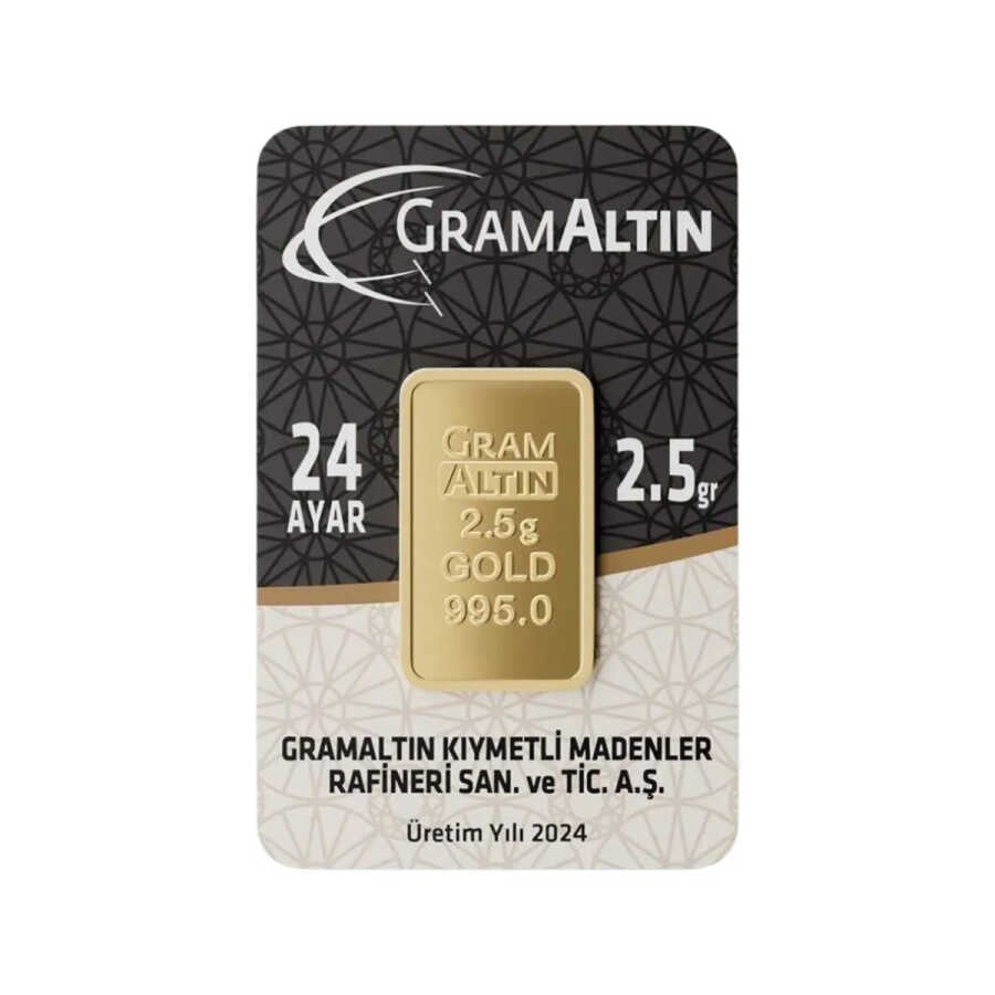 İAR 2,5 gr. (995) Külçe Altın