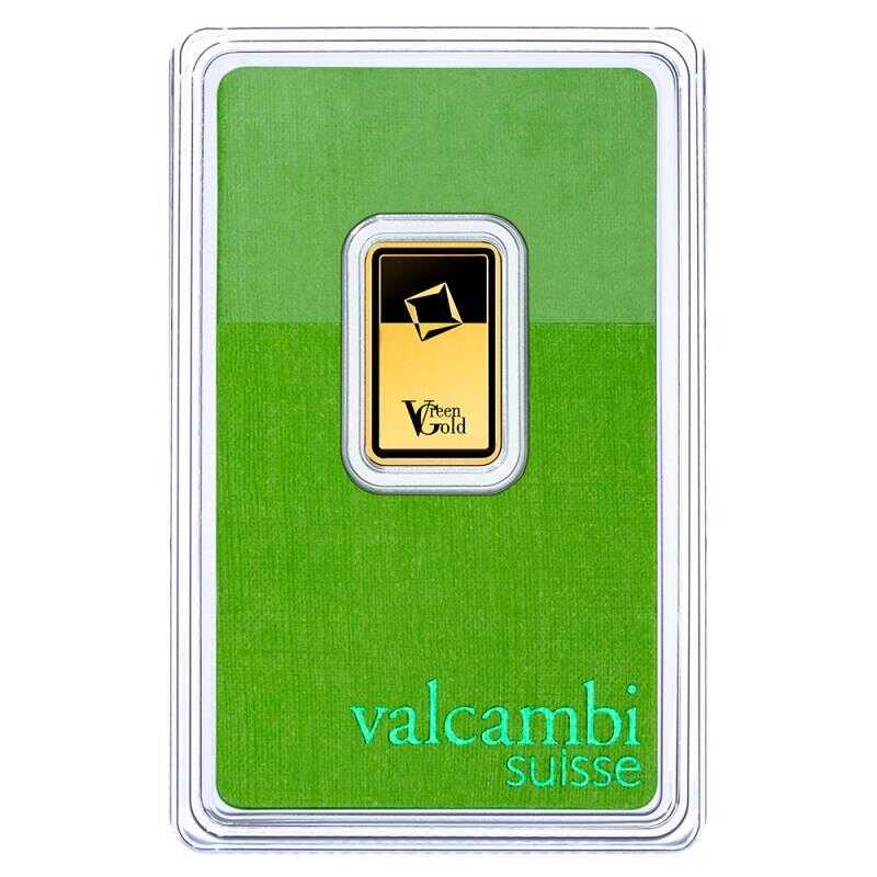 5g Gold Bar | Valcambi | Green Gold