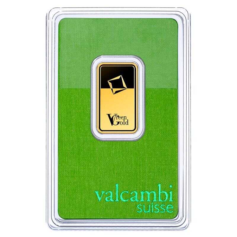 10g Gold Bar | Valcambi | Green Gold