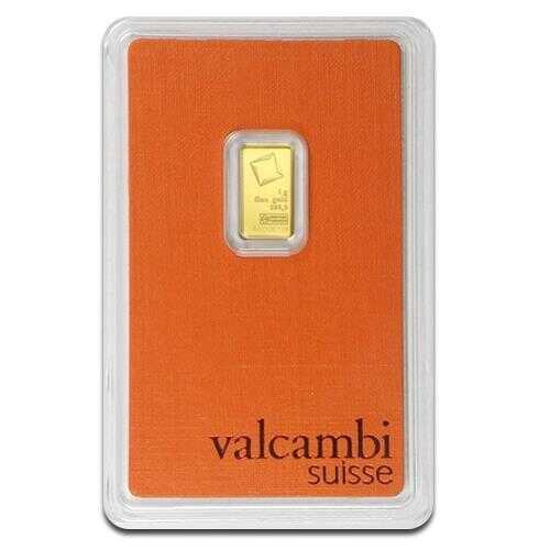 1g Gold Bar | Valcambi